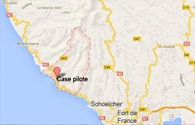 Ville de case Pilote en Martinique