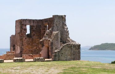 Les ruines du château Dubuc en Martinique