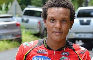 Eddy Michel Cadet-Marthe lors du tour cycliste de la Martinique