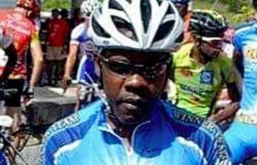 Moïse Rondel, ancien coureur et directeur technique du cyclisme martiniquais